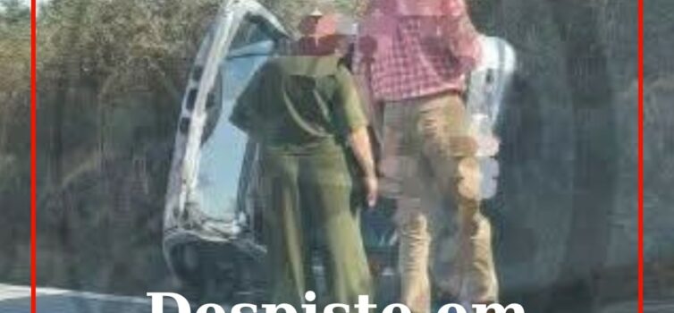 Mulher ferida após despiste