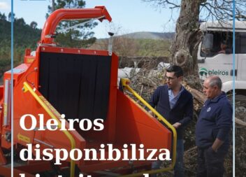 Município de Oleiros disponibiliza biotriturador para reduzir queimas de sobrant