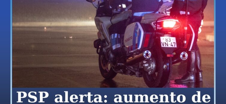 PSP alerta condutores para o aumento de risco de acidente devido ao mau tempo