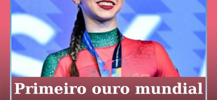 Primeiro ouro mundial sénior em patinagem artística livre