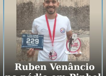 Ruben Venâncio  no pódio em Pinhel