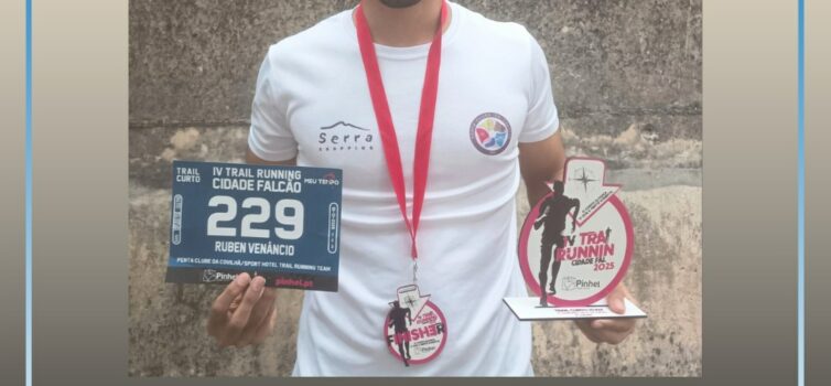 Ruben Venâncio  no pódio em Pinhel