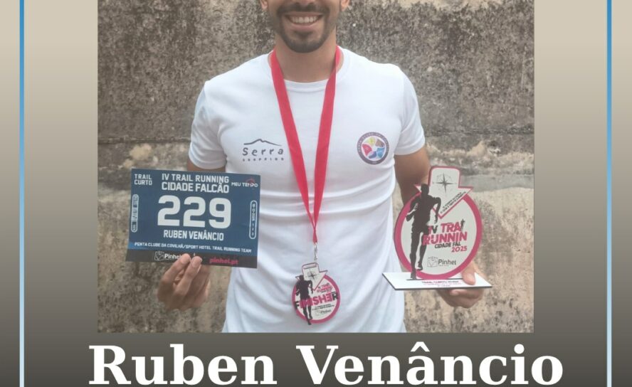 Ruben Venâncio  no pódio em Pinhel