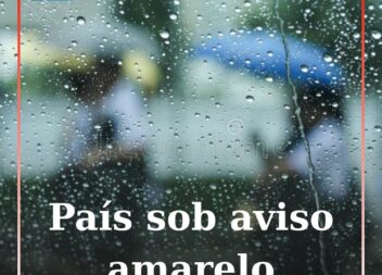 Todo o país sob aviso amarelo devido à chuva e trovoada