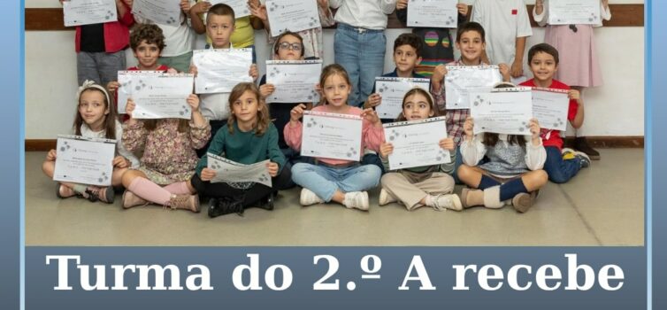 Turma do 2.º A distinguida com o Selo Nacional eTwinning