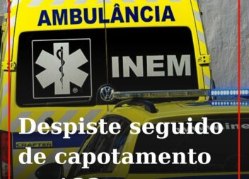 Um ferido após despiste na A23