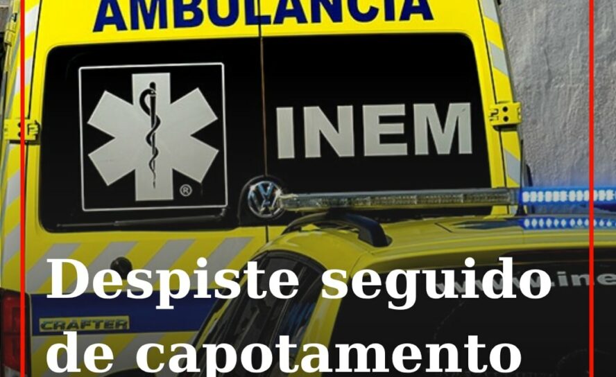 Um ferido após despiste na A23