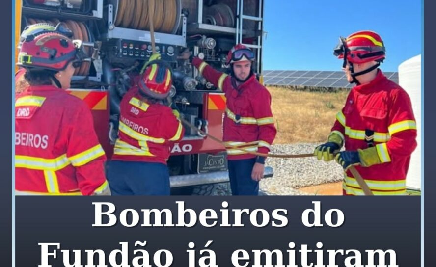 "A Direção da Associação Humanitária de Bombeiros Voluntários de Fundão e o