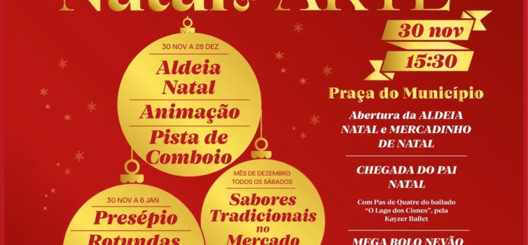 A magia do Natal com Arte chega à Covilhã neste domingo, dia 30.