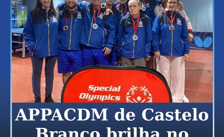 APPACDM de Castelo Branco em destaque no Torneio de Ténis de Mesa Special Olympi