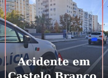 Acidente com motociclo em Castelo Branco
