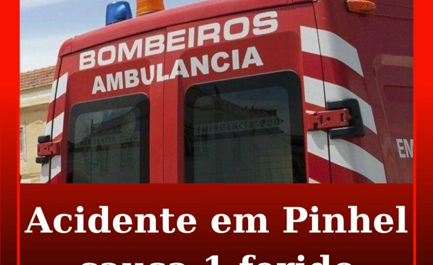 Acidente em Pinhel causa um ferido