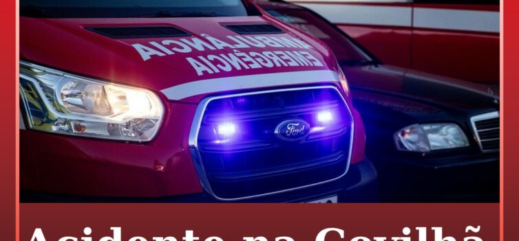 Acidente na Covilhã faz um ferido