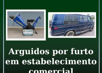 Arguidos por furto em estabelecimento comercial em Castelo Branco