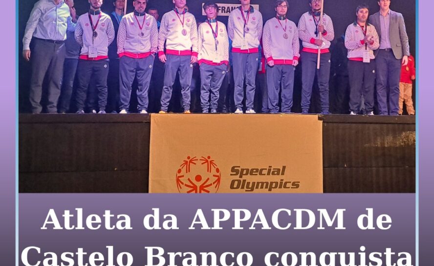 Atleta da APPACDM de Castelo Branco conquista o 3.º lugar em Andorra