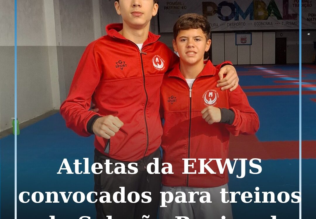 Atletas da Escola de Karaté Wado Joaquim Salgueiro convocados para treinos da Se