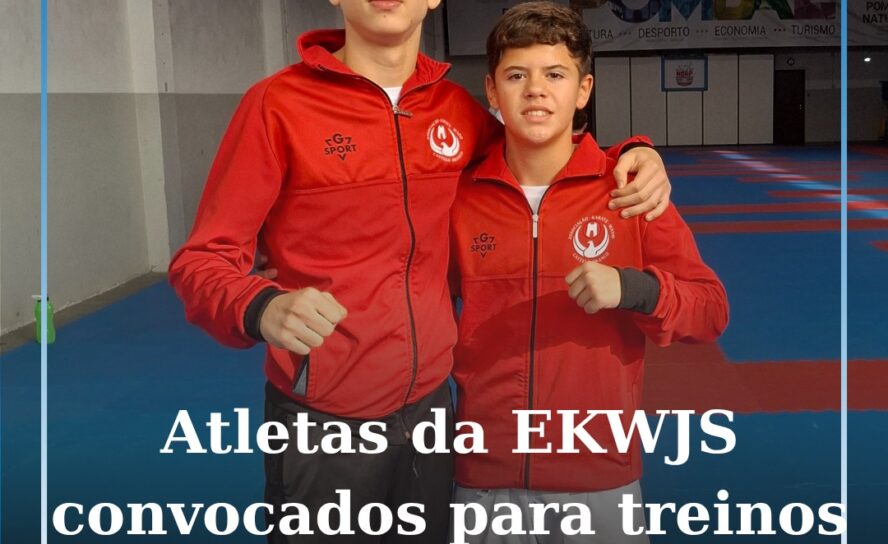 Atletas da Escola de Karaté Wado Joaquim Salgueiro convocados para treinos da Se