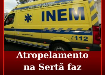 Atropelamento na Sertã faz um ferido grave