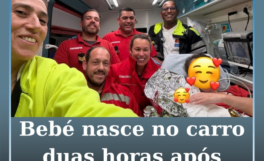 Bebé nasce no carro duas horas após mãe ter alta da maternidade de Coimbra