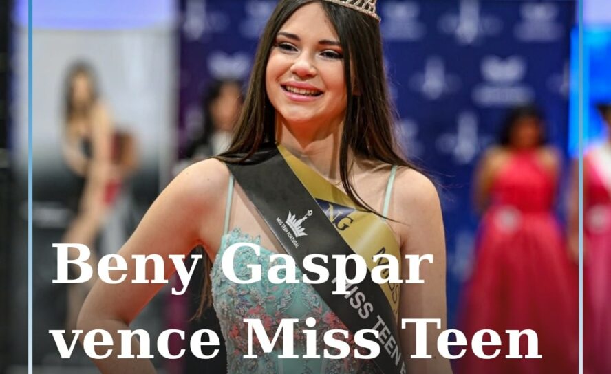 Beny Gaspar eleita Miss Teen Beira Interior 2025