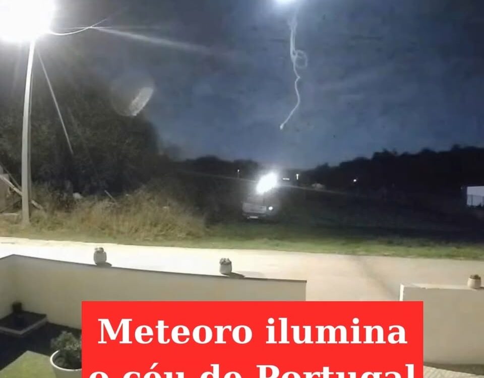 Bólide ilumina o céu de Portugal