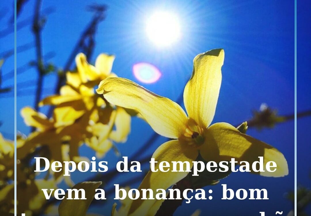 Bom tempo regressa a Portugal a partir de 17 de novembro