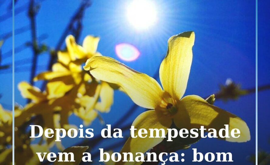 Bom tempo regressa a Portugal a partir de 17 de novembro