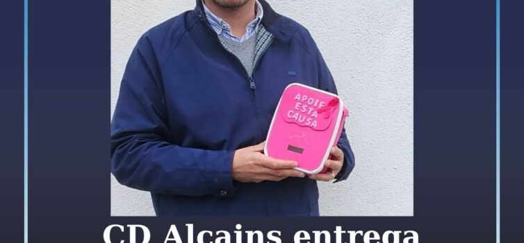 CD Alcains entrega donativo à Liga Portuguesa Contra o Cancro