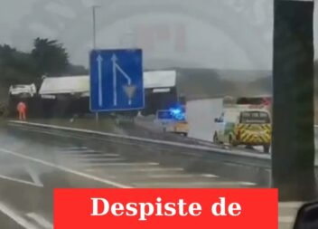 Camião despisa-se na A1