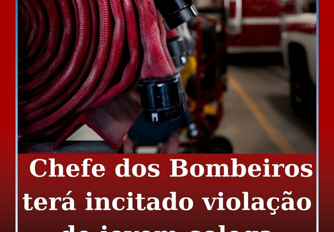 Chefe dos Bombeiros terá incitado violação de jovem colega