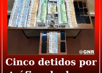 Cinco detidos por tráfico de estupefacientes