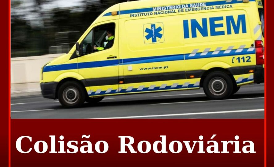 Colisão Rodoviária em Enxames causa dois feridos