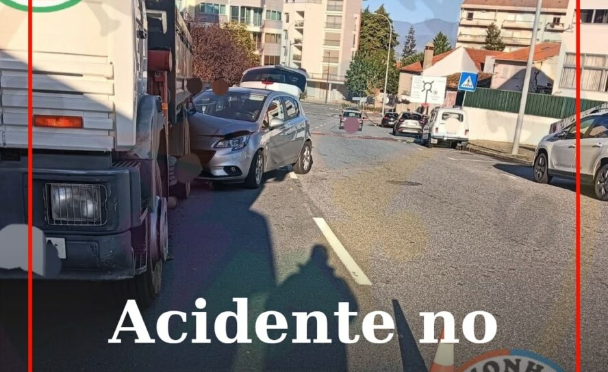 Colisão aparatosa no Fundão