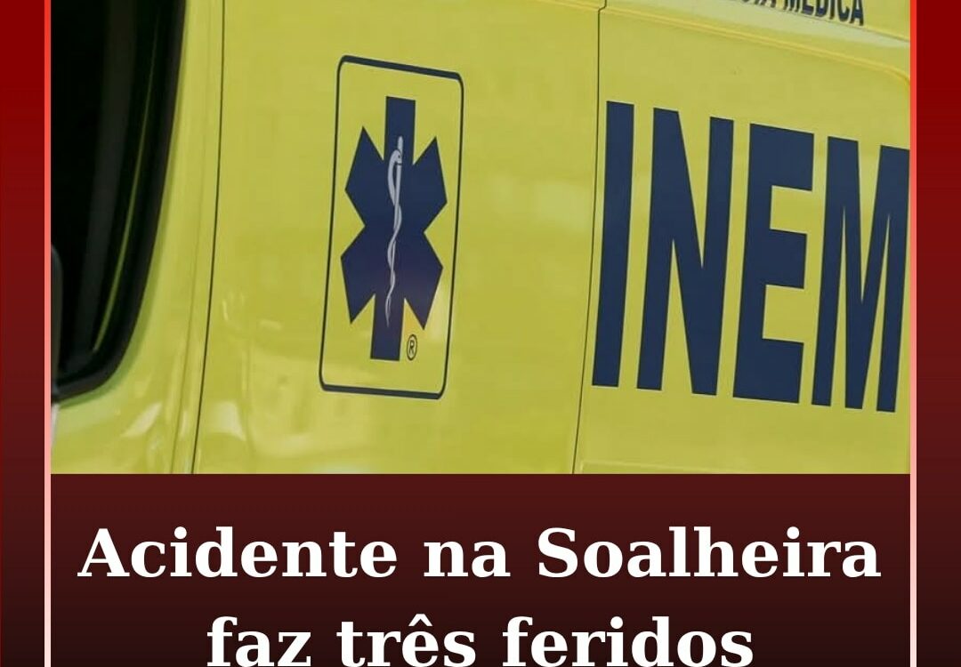 Colisão na Soalheira provoca três feridos