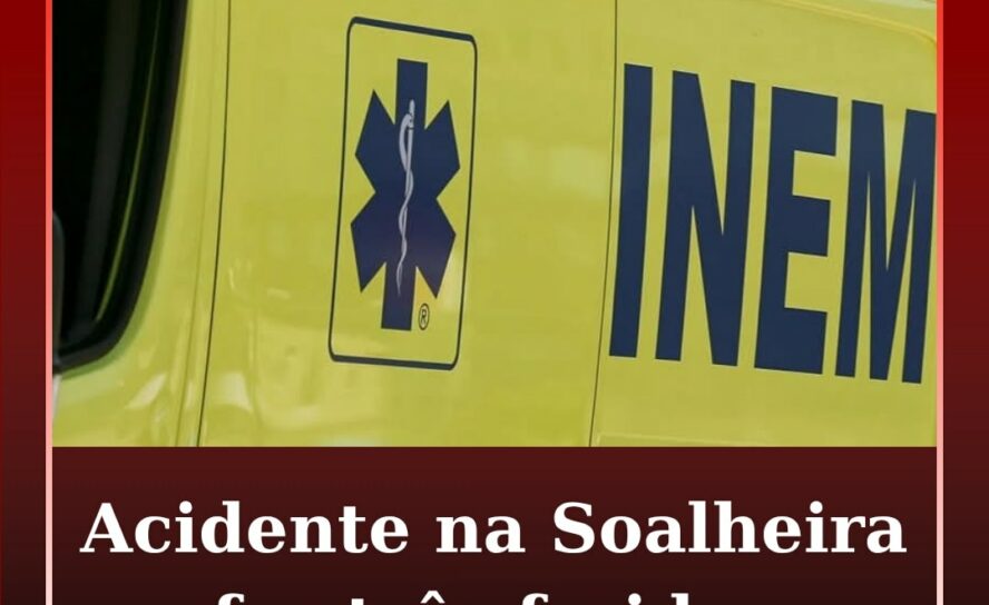 Colisão na Soalheira provoca três feridos