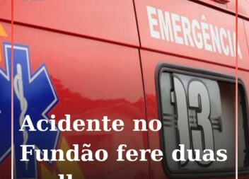 Colisão provoca dois feridos