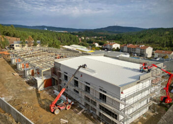Construção do Centro de Incubação e Desenvolvimento Empresarial de Oleiros em fa