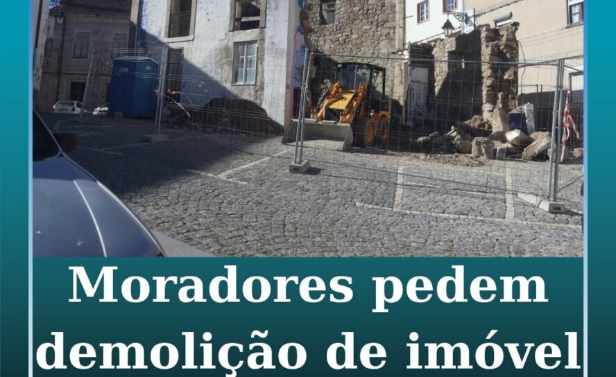 Covilhã: Moradores pedem demolição de imóvel no Centro Histórico