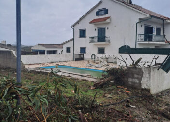 Depressão Cláudia deixa rasto de destruição na Beira Baixa