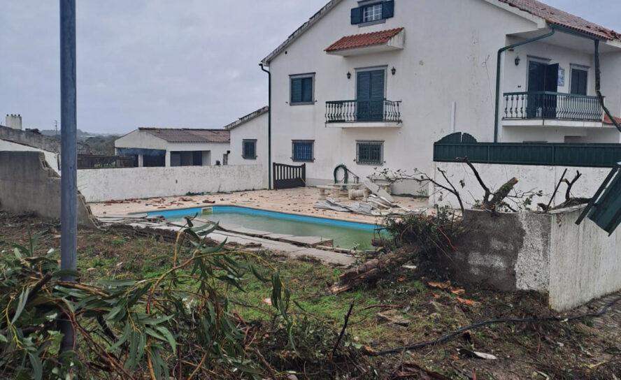 Depressão Cláudia deixa rasto de destruição na Beira Baixa