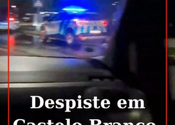 Despiste em Castelo Branco faz três feridos