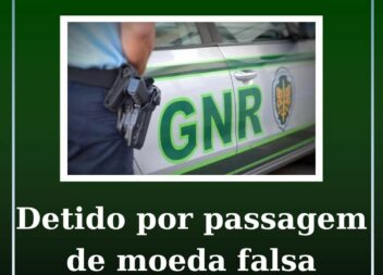 Detido por passagem de moeda falsa