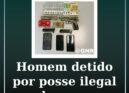 Detido por posse ilegal de arma