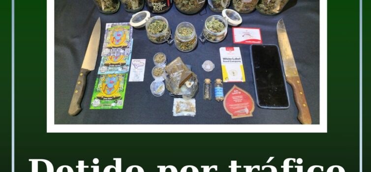 Detido por tráfico de estupefacientes