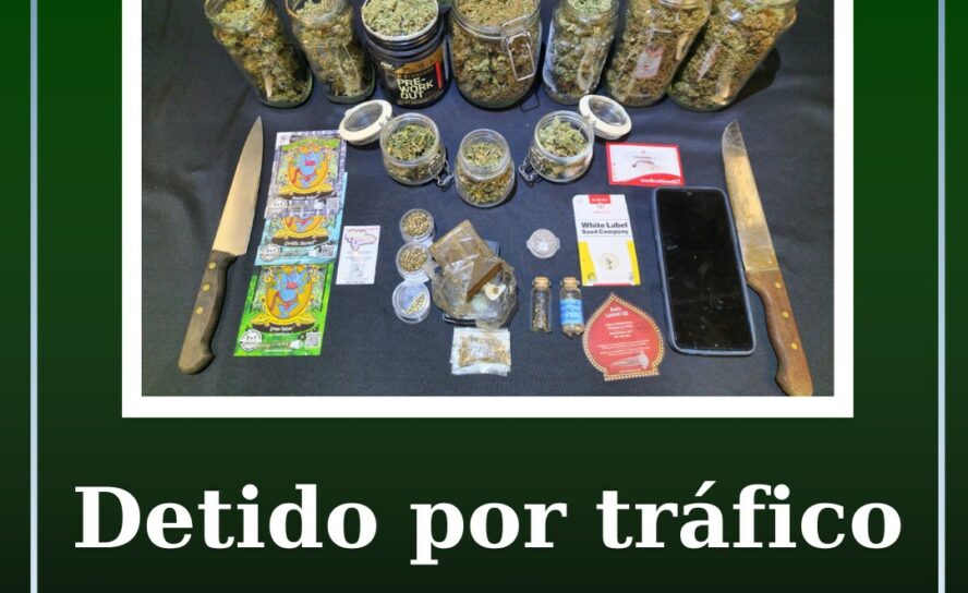 Detido por tráfico de estupefacientes