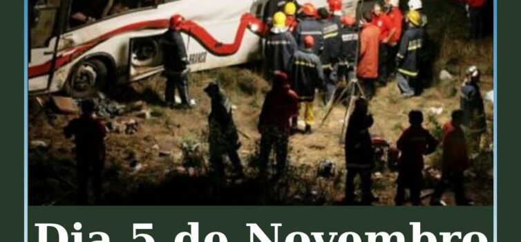 Dia 5 de novembro recorda tragédia