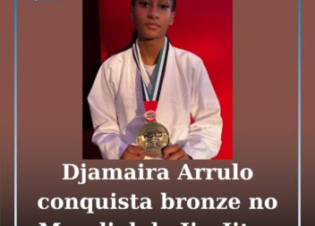 Djamaira Arrulo conquista bronze no Mundial de Jiu-Jitsu em Abu Dhabi