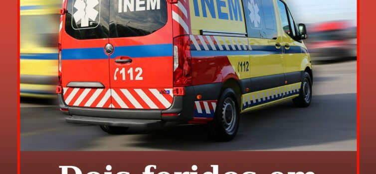 Dois feridos em acidente na Covilhã