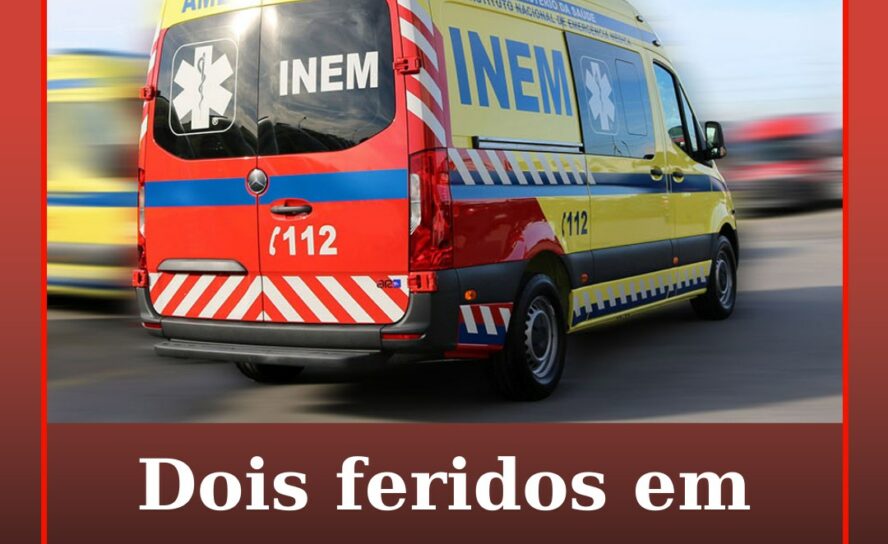 Dois feridos em acidente na Covilhã