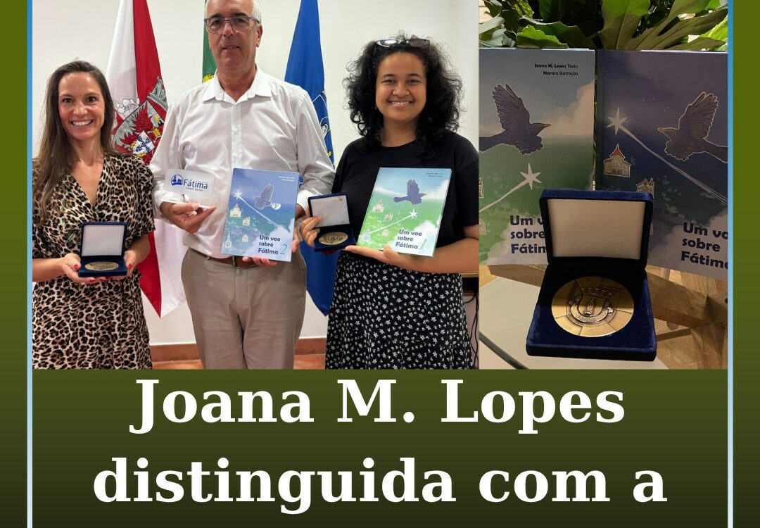 Escritora Joana M. Lopes distinguida com a “Medalha da Paz” em Fátima